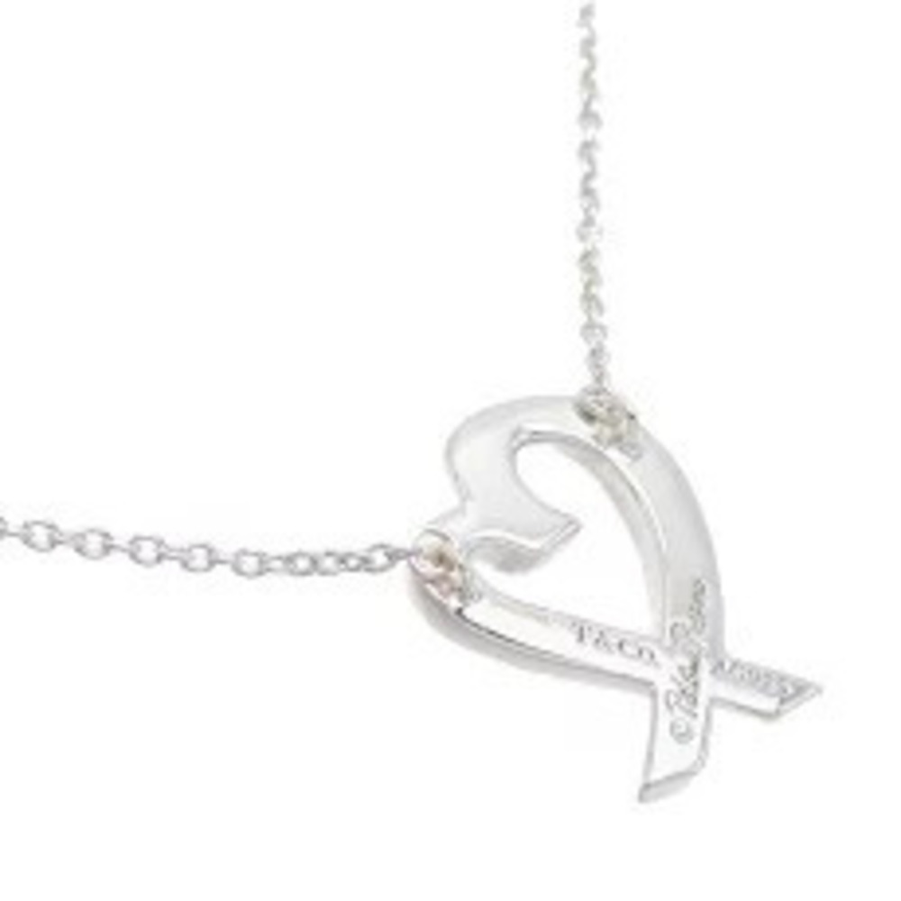 Tiffany Co Loving Heart Necklace Sterling Silver